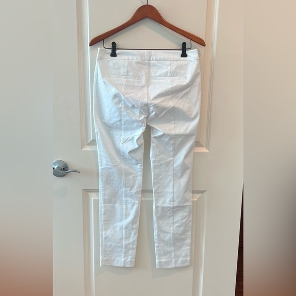 Lilly Pulitzer Kelly Skinny Ankle Pants Textured Resort White Size 6 NWT - Picture 8 of 16